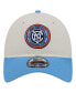 Фото #3 товара Men's White New York City FC 2024 Kick Off Collection 9TWENTY Adjustable Hat