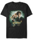 Фото #1 товара Harry Potter Men's Chamber of Secrets Ron Harry Hermione Dobby Poster Short Sleeve T-Shirt