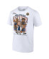 Фото #5 товара Men's White Denver Nuggets 2023 NBA Finals Champions Windmill Team Caricature Big and Tall T-shirt