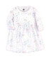 ფოტო #3 პროდუქტის Baby Girls Cotton Long-Sleeve Dresses 2pk, Glitter Unicorn