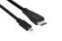 Фото #2 товара Кабель высокоскоростная передача данных Club 3D Micro HDMI™ to HDMI™ 2.0 4K60Hz 1M / 3.28Ft HDMI Type D (Micro) - HDMI Type A (Standard) 3D 18 Gbit/s черный