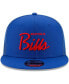 Фото #3 товара Men's Royal Buffalo Bills Script Trucker 9FIFTY Snapback Hat