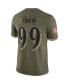 Фото #4 товара Men's Odafe Oweh Olive Baltimore Ravens 2022 Salute To Service Limited Jersey