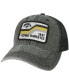 Фото #1 товара Men's Black Iowa Hawkeyes Sun & Bars Dashboard Trucker Snapback Hat