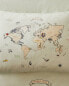 Children’s reversible world map pillowcase Разноцветный, 30 x 50 cm** **30 x 50 cm - фото #1