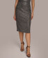 ფოტო #1 პროდუქტის Donna Karan Women's Embellished Sequin Pencil Skirt