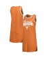 ფოტო #4 პროდუქტის Women's Texas Orange Texas Longhorns Tank Nightshirt