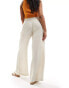 Nobody's Child Mel tailored wide leg trouser in cream