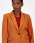 Women's Peak-Lapel Single-Button Long-Sleeve Blazer