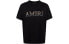 AMIRI FW21 弹力针织面料标志印花短袖T恤 男款 黑色 送礼推荐 / Футболка AMIRI FW21 T MJLT024-001