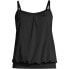 ფოტო #7 პროდუქტის Women's DDD-Cup Blouson Tummy Hiding Tankini Swimsuit Top Adjustable Straps