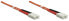 Фото #5 товара Intellinet Fiber Optic Patch Cable - OM2 - SC/SC - 3m - Orange - Duplex - Multimode - 50/125 µm - LSZH - Fibre - Lifetime Warranty - Polybag - 3 m - OM2 - SC - SC