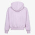 Hooded Sweatshirt for Girls Jordan Icon Play White Lavendar