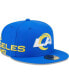 ფოტო #1 პროდუქტის Men's Royal Los Angeles Rams Arch 59FIFTY Fitted Hat