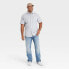 Фото #2 товара Men's Big & Tall Slim Straight Fit Jeans - Goodfellow & Co Indigo Blue 32x36