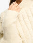 Фото #6 товара Vero Moda Petite bobble ballon sleeve jumper in cream