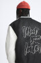 Фото #6 товара Куртка с контрастными нашивками и капюшоном ZARA