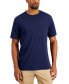 Фото #1 товара Men's Solid Supima Blend Crewneck T-Shirt, Created for Macy's