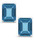 Фото #3 товара Серьги Macy's Blue Topaz Stud