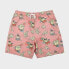 Фото #1 товара Men's SpongeBob 8.5" Elastic Waist Swim Shorts - Pink S