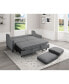 Фото #7 товара White Label Monty Convertible 71.5" Studio Sofa with Pull-Out Bed