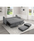 White Label Monty Convertible 71.5" Studio Sofa with Pull-Out Bed