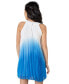 ფოტო #2 პროდუქტის Big Girls Pleated Ombré Dress with Necklace, 2 Piece Set