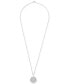 Wrapped in Love diamond Knot Pendant Necklace in 14k White Gold (1 ct. t.w.), Created for Macy's Белый, 18 inches - фото #3