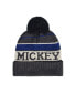 ფოტო #3 პროდუქტის Men's MICKEY STRIPES CUFF BEANIE WTH POM