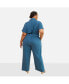 ფოტო #3 პროდუქტის Women's Padma Linen Belted Jumpsuit