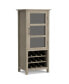 Avalon Solid Wood High Storage Wine Rack Cabinet