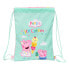Фото #1 товара Сумка-рюкзак на веревках Peppa Pig Ice cream Розовый Мята 26 x 34 x 1 cm