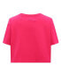Фото #2 товара Women's Pink San Francisco Giants Triple Pink Boxy Cropped T-shirt