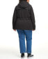 Trendy Plus Size Cotton Hood Utility Jacket