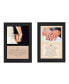 Фото #1 товара Картина настенная Trendy Decor 4U Marriage Collection By B. Mohr and J. Spivey, готовая к подвешиванию, с черной рамой, 20" x 14"