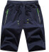 Фото #2 товара Tansozer Men’s Sports Shorts, Short Trousers with Zip Pockets