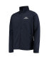 Фото #3 товара Men's College Navy Seattle Seahawks Big and Tall Sonoma Softshell Full-Zip Jacket