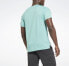 Фото #5 товара Reebok Men's Workout Ready Tech T-Shirt semi Classic Teal , Size M , HK4447 NEW