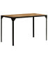 Фото #1 товара Dining Table Solid Rough Mango Wood and Steel 47.2"