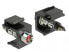 Фото #2 товара Delock 86459, Keystone LED, Black,Red,Stainless steel, 6 DC, 3 A, 16.3 mm, 29 mm