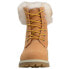 Фото #5 товара Lugz Convoy Faux Fur Lace Up Womens Beige Casual Boots WCNYFK-7431