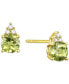 ფოტო #21 პროდუქტის Gemstone & Diamond Accent Stud Earrings