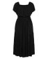 Фото #3 товара Plus Size Boardwalk Plain Maxi Dress