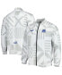 Men's White Olympique Marseille Pre-Match Raglan Full-Zip Training Jacket