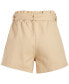 ფოტო #2 პროდუქტის Big Girls Tie-Belt Cotton Twill Shorts