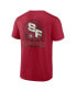 Фото #3 товара Men's Scarlet San Francisco 49ers Big and Tall Two-Sided T-shirt