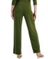 Women's Knit Wide-Leg Pull-On Pants, Regular & Short Lengths, Created for Macy's