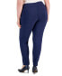 Фото #2 товара Plus Size Bengaline Skinny Pants, Created for Macy's
