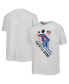 Фото #2 товара Big Boys White Team USA Freestyle Skiing Scattered Swatch T-shirt