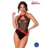 Фото #1 товара Эротический костюм Avanua CYRA Body Черно-красный